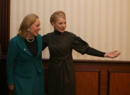 Benita Ferrero-Waldner and Yulia Timoshenko