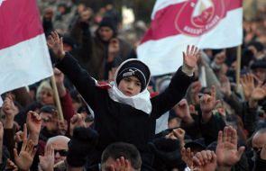 The action of protest in Tbilisi