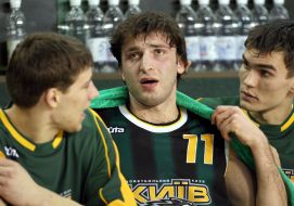 Maksim Pustozvonov, Manuchar Markoishvili and Vyacheslav Kravtsov