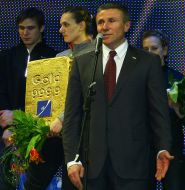 Yelena Isinbayeva and Sergey Bubka