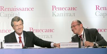 Viktor Yushchenko and Alexander Pertsovsky