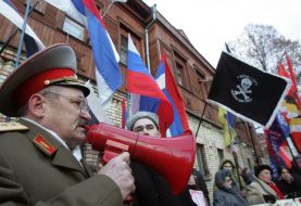 Мітинг проти проголошення незалежності Косово