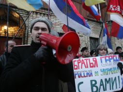 Мітинг проти проголошення незалежності Косово