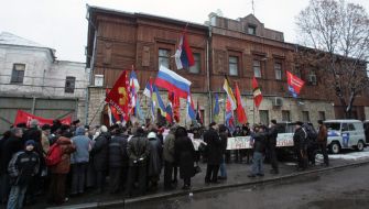 Мітинг проти проголошення незалежності Косово