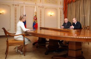 Yuliya Timoshenko, Vladimir Putin and Viktor Chernomyrdin