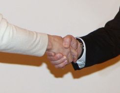 Yuliya Timoshenko and Vladimir Putin. Meeting