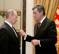 Vladimir Putin and Viktor Yushchenko