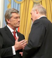 Viktor Yushchenko and Aleksandr Lukashenko