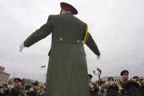 Soldieries musicians orchestras of Military Powers of Ukraine