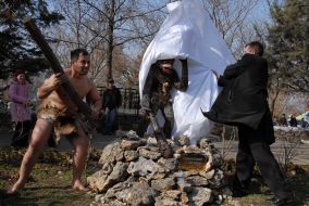 Открытие памятника ”Настоящему мужчине”