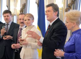 Празднование дня рождения Виктора Ющенко