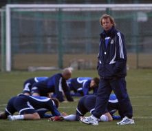 Тренировка ФК ”Динамо” (Киев) в Конча-Заспе