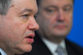 Alexander Chaly and Petro Poroshenko