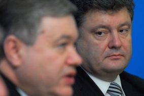 Alexander Chaly and Petro Poroshenko