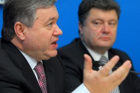 Alexander Chaly and Petro Poroshenko