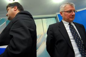 Petro Poroshenko and Yury Ruban