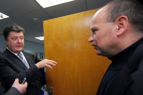 Petro Poroshenko and Zigmund Berdihovsky