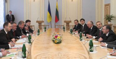 Gediminas Kirkilas and Arseniy Yatsenyuk