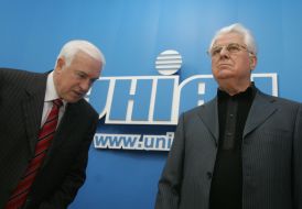 Valery Pustovoytenko and Leonid Kravchyuk