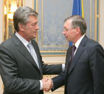 Виктор Ющенко и Гядиминас Киркилас