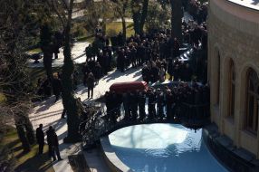 Badri Patarkatsishvili’s funeral
