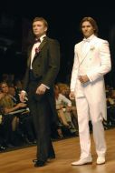 Показ коллекции мужских костюмов Михаила Воронина