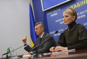 Юлия Тимошенко и Валерий Хорошковский