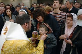Bishop liturgy occasionally 75 years from the day of birth of Lyubomir Huzar