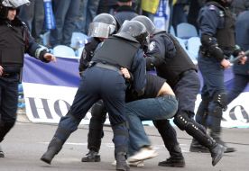 Arrest of fans of FC ”Dinamo”