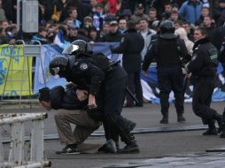 Arrest of fans of FC ”Dinamo”