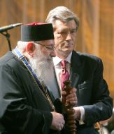 Viktor Yushchenko and Lyubomir Guzar