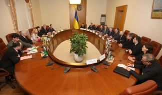 Встреча Юлии Тимошенко и Бронислава Коморовского