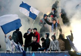 Soccer. FC ”Dinamo” vs. FC ”Metallurg” (Zaporozhye)