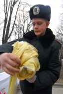 Самый длинный блин испекли в Виннице
