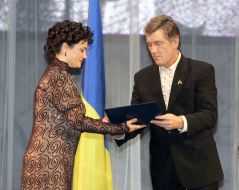 Viktor Yushchenko and Nataliya Sumskaya