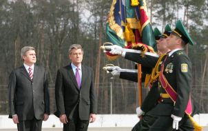 Viktor Yushchenko and Nikolay Litvin