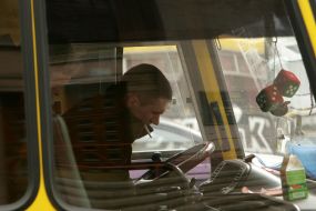 Забастовка частных перевозчиков на маршрутных такси