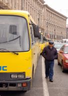 Забастовка частных перевозчиков на маршрутных такси