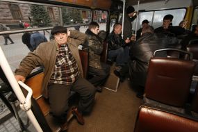 Забастовка частных перевозчиков на маршрутных такси