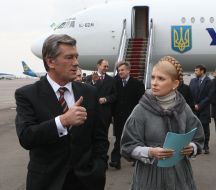 Юлия Тимошенко и Виктор Ющенко