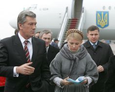 Юлия Тимошенко и Виктор Ющенко