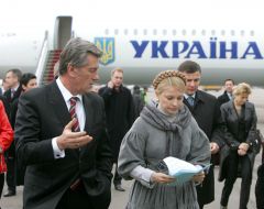 Юлия Тимошенко и Виктор Ющенко