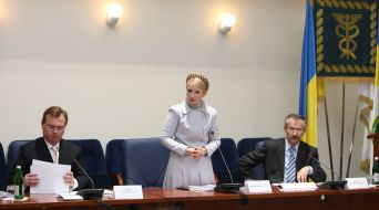 Сергiй Буряк, Юлія Тимошенко та Віктор Пинзеник