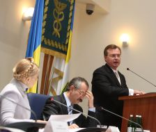 Сергiй Буряк, Юлія Тимошенко та Віктор Пинзеник