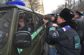 Акция протеста против застройки территории Октябрьской больницы