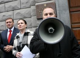 Mikhail Dobkin, Inna Bogoslovskaya and Nestor Shufrich