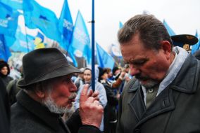 Mass meeting, organized by Party of Regions