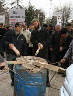 Пикетирование здания крымского парламента