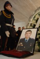 Ukrainian peacemaker Igor Kinal`s funerals