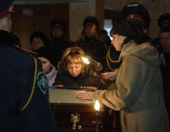 Ukrainian peacemaker Igor Kinal`s funerals